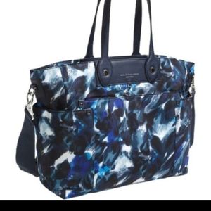 Marc by Marc Jacobs Navy Blue Abstract Print Baby Bag